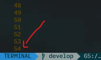 Terminal mode in Neovim statusline